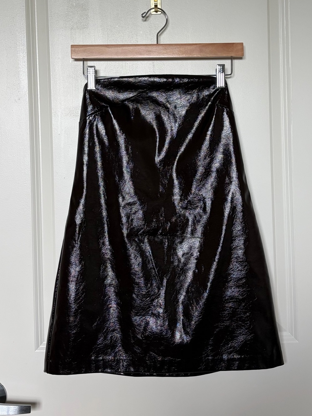 Abercrombie & Fitch Brown Faux Leather Mini Dress - Picture 8 of 8